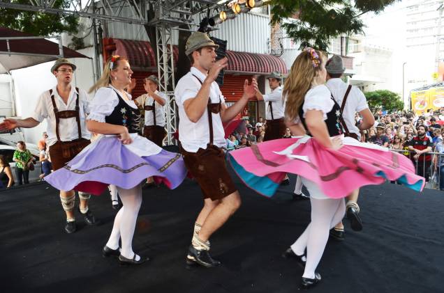 As tradições alemãs também tem espaço na festa que acontece neste final de semana