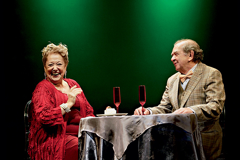 Suely Franco e Umberto Magnani protagonizam a comédia Elza e Fred, que estreia no Teatro Folha