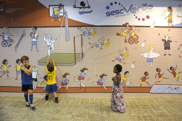 Para os menorzinhos: espaço de atividades no Sesc Vila Mariana