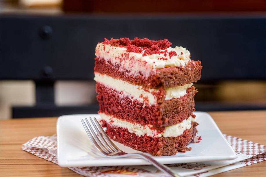 O red velvet: feito pela Bake My Cake
