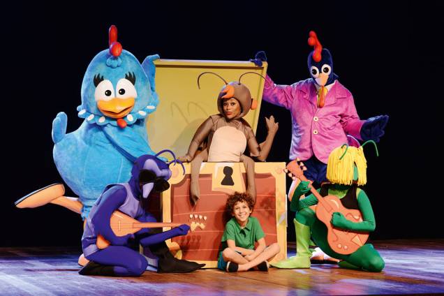 Crianças a partir de 2 anos curtem o musical Galinha Pintadinha em Ovo de Novo