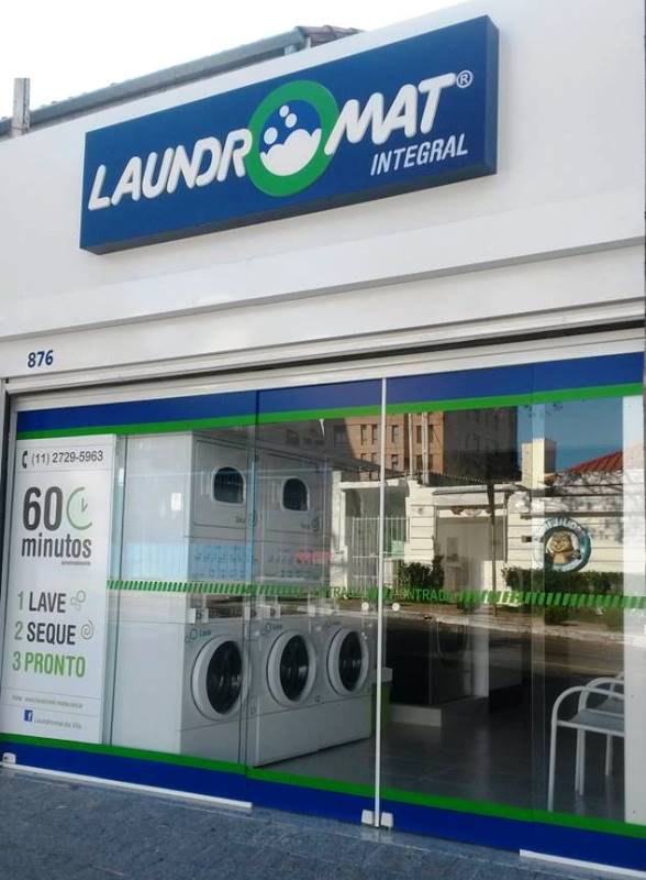 Unidade da lavanderia Laundromat, na Vila Madalena