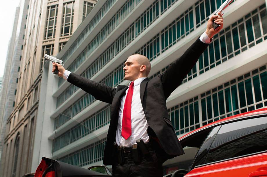 	Hitman - Agente 47 o ator Rupert Friend no papel do assassino de aluguel