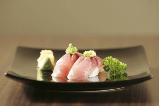 Sushi de carapau, do restaurante Huto