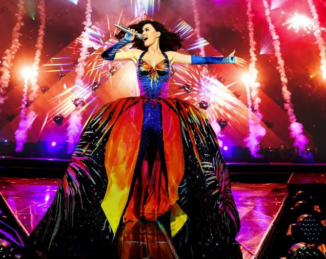 Essa é a segunda vez que Katy Perry se apresenta no Brasil, a última foi em 2011