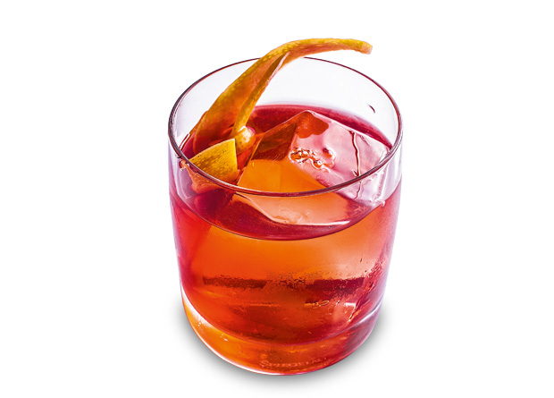 Simple man: bourbon, vinho marsala, Campari e Fernet