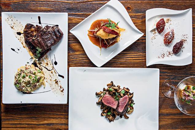 Menu em cinco etapas criado pelo chef Fabio Lazzarini Menu em cinco etapas criado pelo chef Fabio Lazzarini