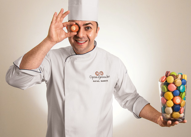O chef confeiteiro Rafael Barros O chef confeiteiro Rafael Barros