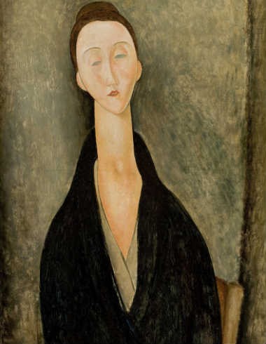 Retrato feito por Modigliani é uma das obras poderosas que "flutuam" no segundo andar do museu