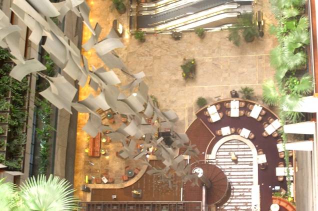 Lobby do Hotel Maksoud Plaza