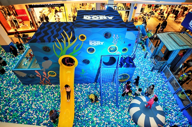 Mooca Plaza Shopping: Mar de Bolinhas Dory