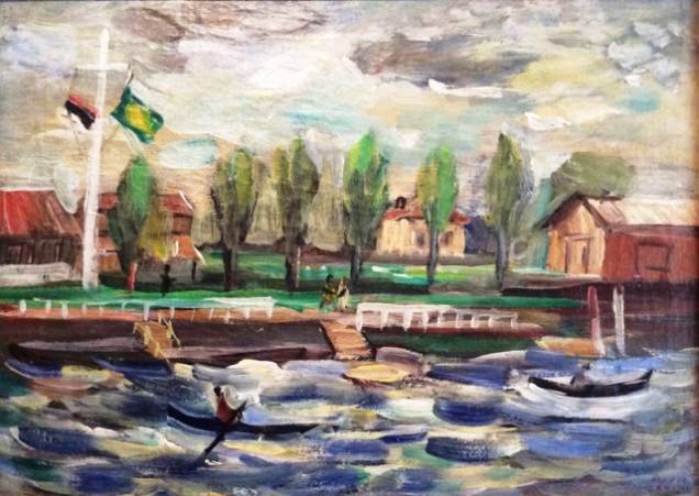 Mário Zanini: Regata no Tietê (1943) Mário Zanini: Regata no Tietê (1943)