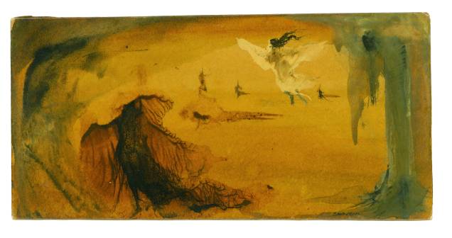 Pintura da surrealista Marjorie Cameron Pintura da surrealista Marjorie Cameron
