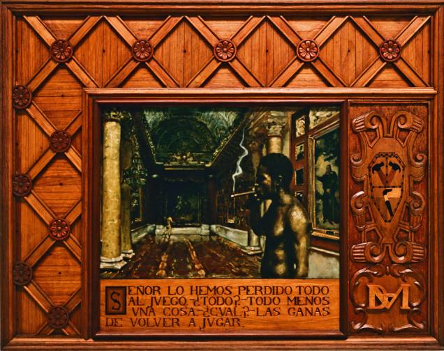 A moldura de Marquilla cigarrera cubana tão importante como a tela A moldura de Marquilla cigarrera cubana tão importante como a tela