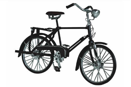 Bicicleta miniatura de ferro. Cecilia Dale - Shopping Pátio Higienópolis, tel.: 3823-2900