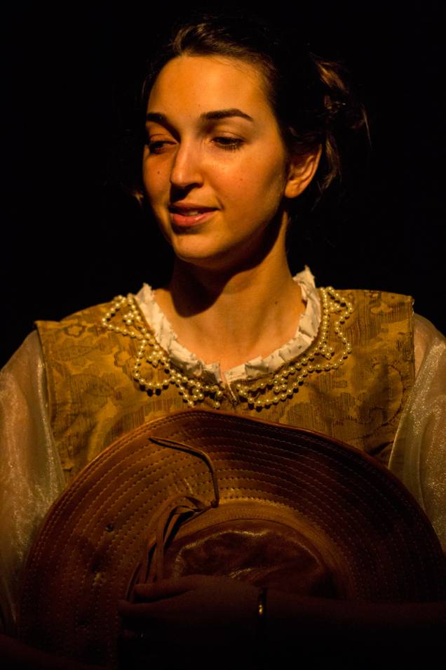 A protagonista Carolina Erschfeld, no papel de Maria Bonita