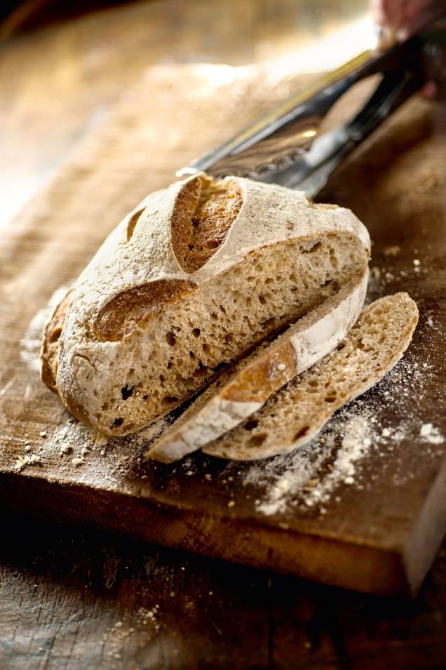 Pão miche: feito de centeio e com aparência rústica