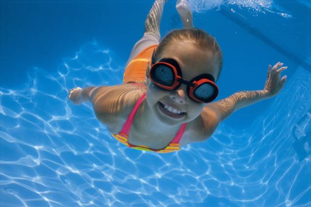 Peixinho: as aulas de natação são para crianças entre 7 e 12 anos