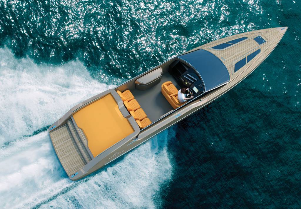 Offshore 48: o esportivo de 48 pés tem capacidade para onze pessoas em passeios diurnos e um casal em pernoite. Preço: não divulgado Offshore 48: o esportivo de 48 pés tem capacidade para onze pessoas em passeios diurnos e um casal em pernoite. Preço: não divulgado