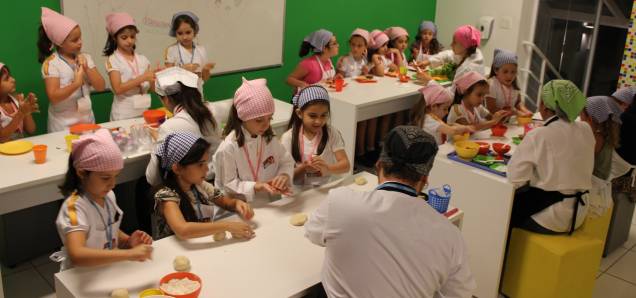 Minichefs: sala especial para a garotada aprender a cozinhar