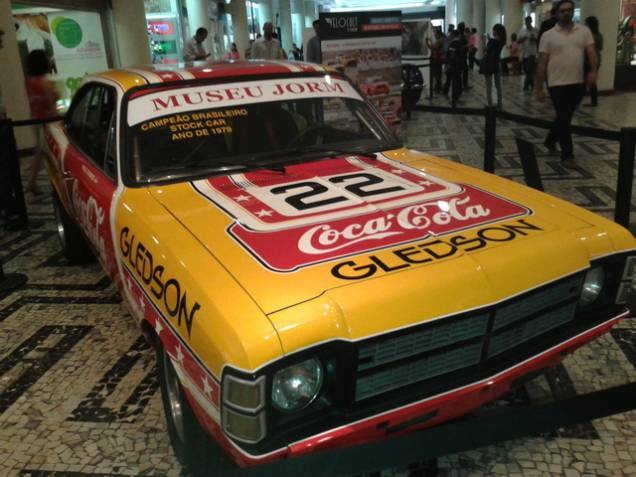 Opala: carro vencedor do primeiro Campeonato Brasileiro de Stock Car, em 1979, pilotado por Paulo Gomes