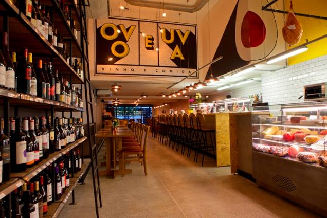 Ovo e a Uva: restaurante, bar de vinhos, rotisseria e empório em um único espaço