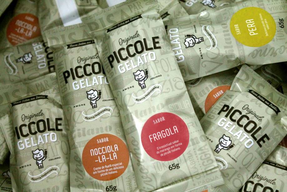 Piccole Gelato: especializada em sorvetes no palito