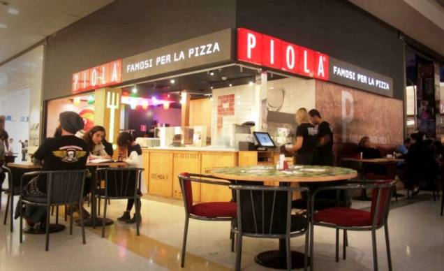 Unidade da pizzaria localizada no Shopping Jardim Sul
