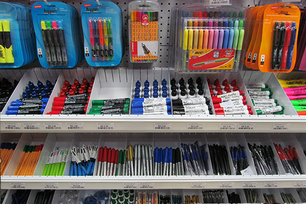 Produtos a granel: diversidade de canetas
