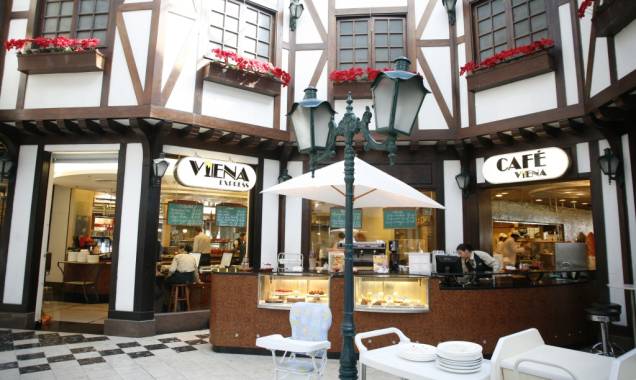 Restaurante Viena Express e Café Viena, no Shopping Eldorado