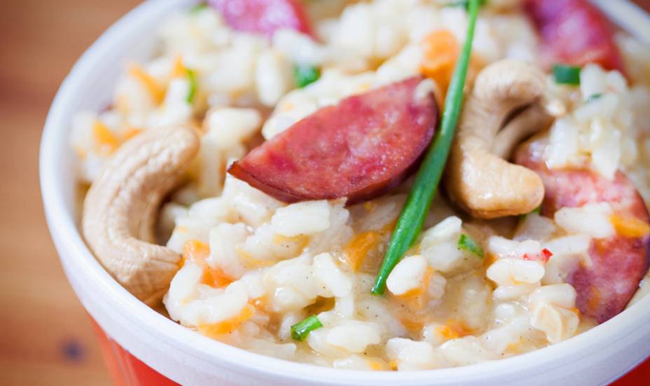 Social Food Truck Seara: risoto de calabresa com abóbora e leite de coco