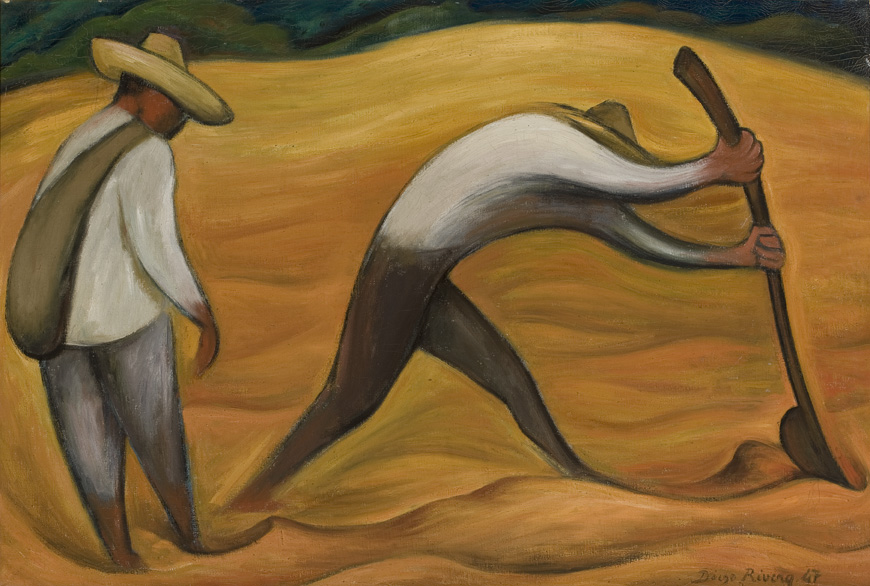 "Os semeadores", de Diego Rivera, de 1947