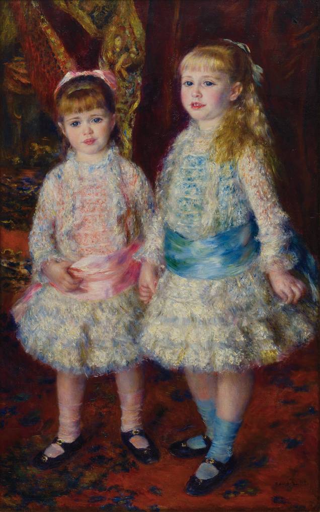 Rosa e Azul (As Meninas Cahen d’Anvers), de Renoir.
