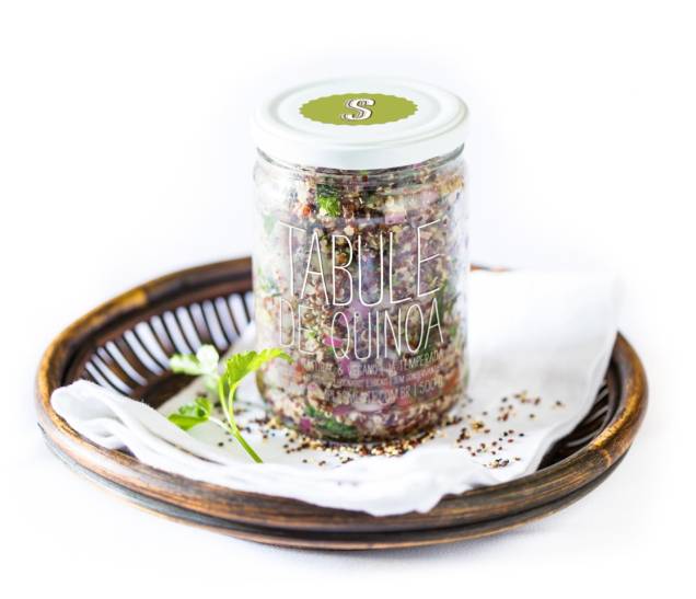 S Simplesmente: o tabule de quinoa está entre os itens saudáveis vendidos pela marca S Simplesmente: o tabule de quinoa está entre os itens saudáveis vendidos pela marca