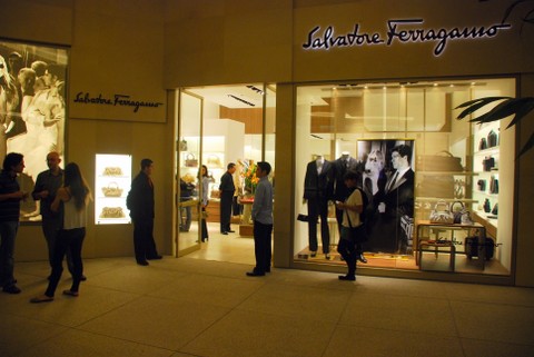 Loja Salvatore Ferragamo, no Shopping Cidade Jardim