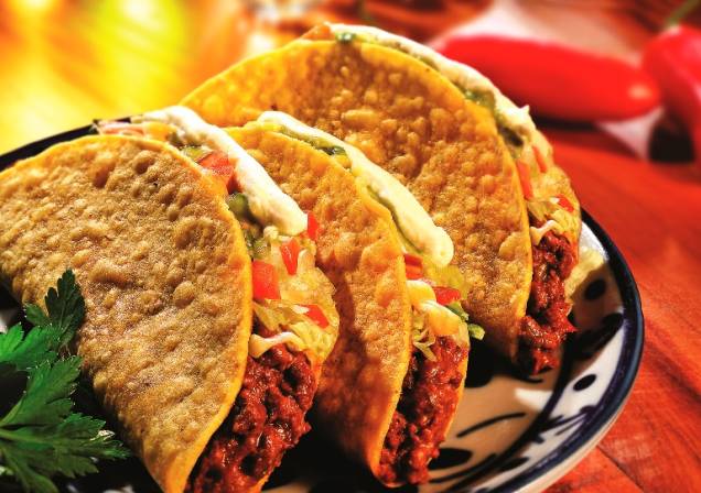 Tex-tacos: opção do jantar indicada para partilhar
