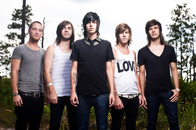 O quinteto Sleeping With Sirens