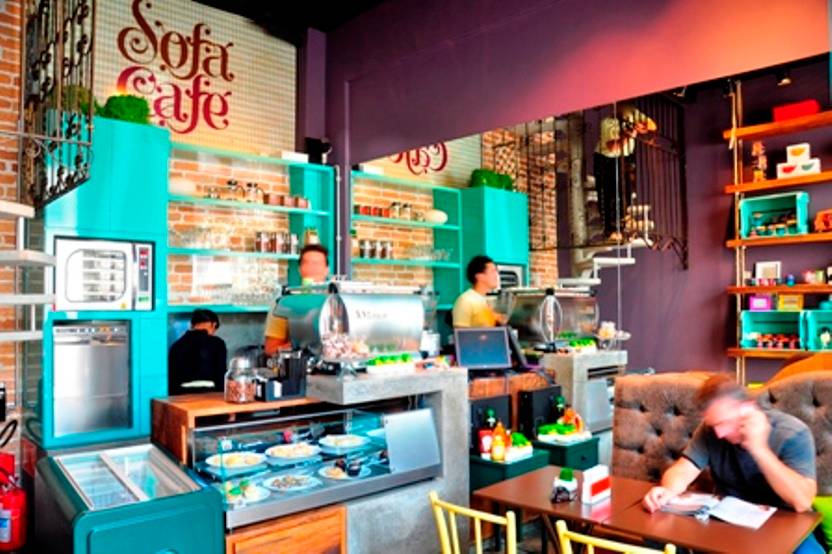 Sofá Café, unidade Jardins
