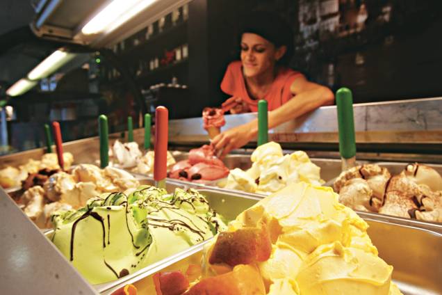 Cubas da Stuzzi Gelateria Italiana: massas cremosas Cubas da Stuzzi Gelateria Italiana: massas cremosas