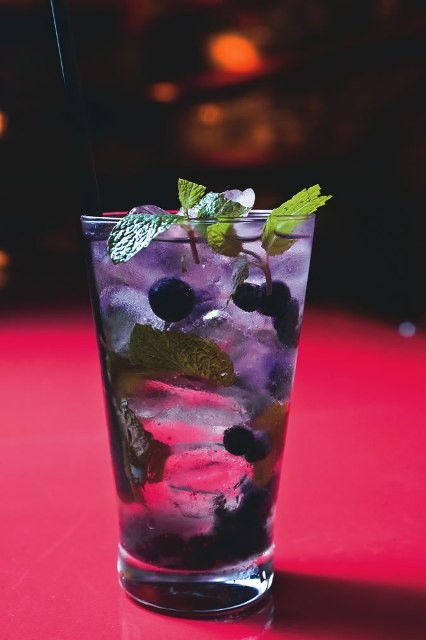 Mojito com blueberry Mojito com blueberry