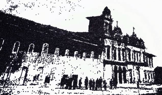 Obra de Vik Muniz do Largo de São Francisco Obra de Vik Muniz do Largo de São Francisco