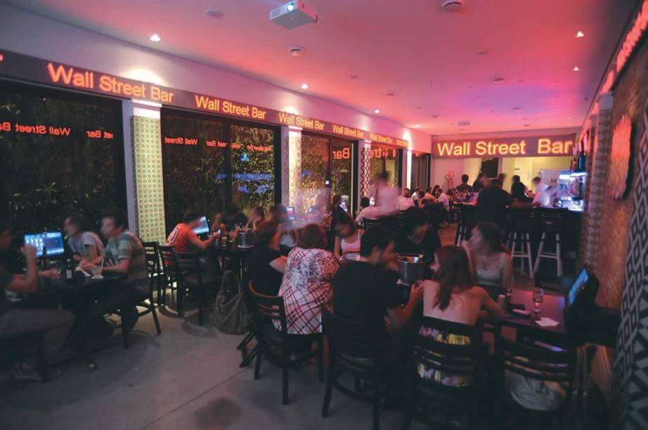 Wall Street, no Itaim: preços das bebidas variam como numa bolsa de valores