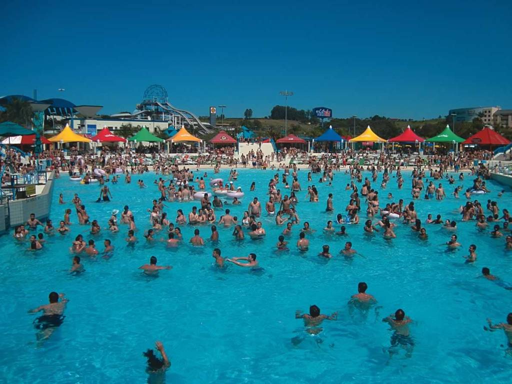 Uma das piscinas do Wet’n Wild