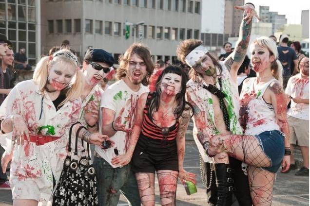 A Zombie Walk SP 2013 ocorre no dia 2 de novembro