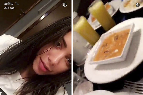 Anitta manda “recado” para Yasmin Brunet após modelo ensinar receita de sopa no Snapchat