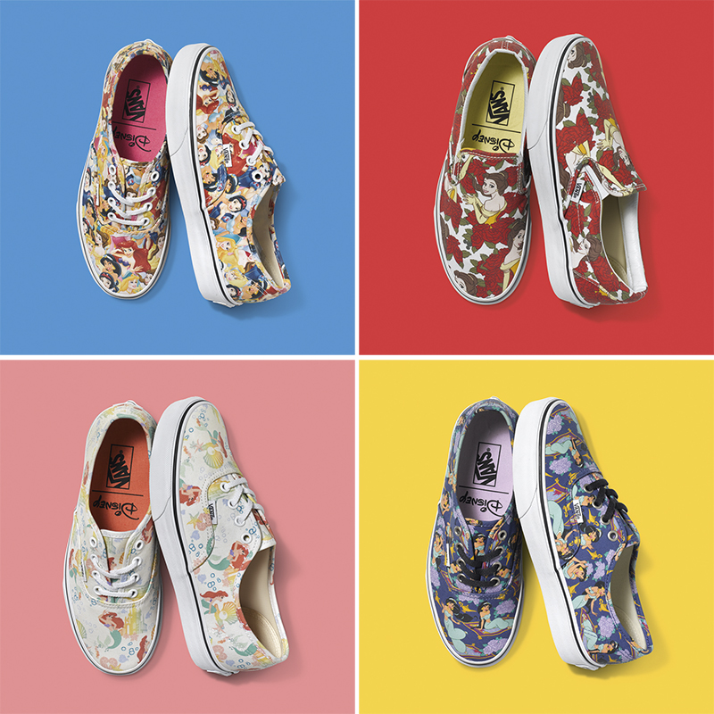 Vans lança coleção de tênis, camisetas e outros acessórios inspirados nas princesas da Disney