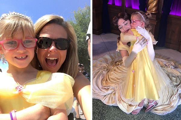 Garotinha de 6 anos de idade que está perdendo a visão está vivendo uma aventura com a mãe