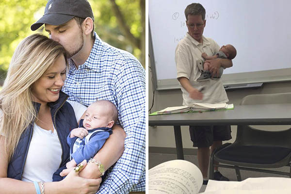 Jovem mãe publica mensagem emocionante no Facebook e agradece apoio de professora universitária