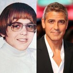 Sim, esse é o George Clooney na época de colégio. Hipster ou nerd?