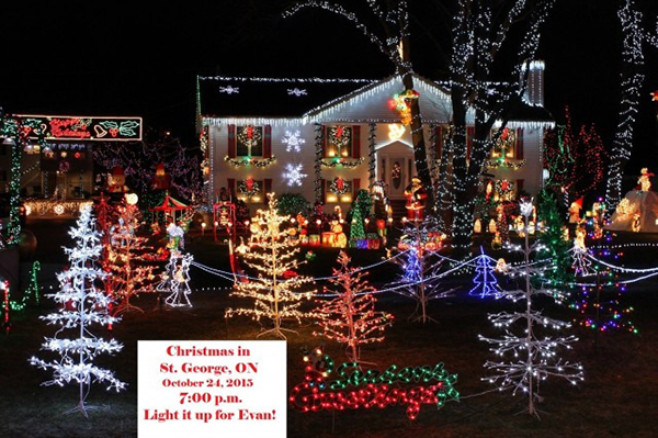 Cidade antecipa Natal para realizar desejo de garotinho de 7 anos com câncer terminal